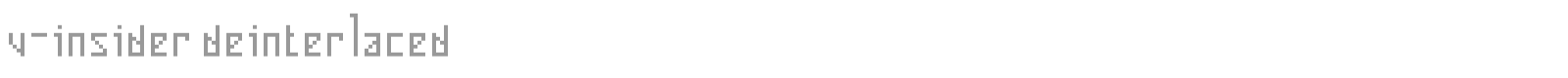 V-Insider font preview